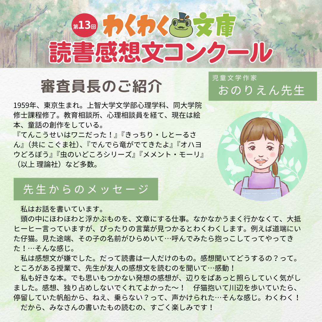 第13回 審査員長のご紹介